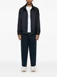 Брюки из сирсакера MONCLER, синий - фото 2