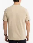 Футболка U.S. Polo Assn Double V-neck, бежевый - фото 3
