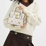 COACH Сумка Андреа Кэрриолл из телячьей кожи - фото 4