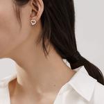 Серьги Tiffany & Co. Elsa Peretti Open Heart, 11 мм, серебро - фото 4