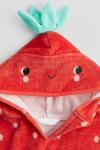 Детское полотенце-пончо H&M Cape Type For Babies, 55X50 см, красный - фото 2