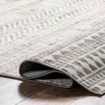 Ковер Catherina Transitional Geometric Area Rug nuLOOM, 201x274 см, серый - фото 4