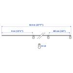 SVARTRÅ Комплект светодиодного освещения, 12 ламп, черный/для наружного применения IKEA - фото 7
