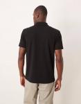 Поло из плотной ткани на молнии ASOS DESIGN breathMAX черного цвета - фото 4