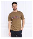 Футболка мужская Boss Orange с рисунком, коричневый - фото 3