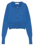 Кардиган с логотипом Vivienne Westwood, синий - фото