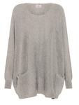 Большой свитер DEHA, серый - фото
