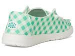 Лоферы Hey Dude Wendy Shamrock Gingham, цвет Green/White - фото 5