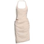 Платье Jacquemus Midi, бежевато-кремовый - фото