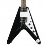 Электрогитара Epiphone Flying V, черное дерево - фото