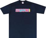 Футболка Supreme All Over Tee 'Navy', синий - фото 2