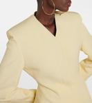 Мини-платье La Robe Cubo Jacquemus, Pale Yellow - фото 4