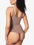 Spanx Sculpt Seamless Power Thong Bodysuit Spanx, Brown - фото 2