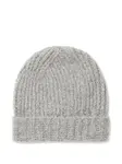 Шапка бини в рубчик Alanui, серый - фото 2