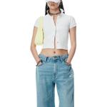 Alexander Wang Футболка Deconstructed поло кардиган white - фото 5