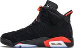 Кроссовки Air Jordan 6 Retro Infrared 2019, черный - фото 3