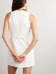 Льняное мини-платье Seema Faithfull, белый - фото 2