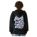 Толстовка Lost Youth Flower Waves full zip, черный - фото 2