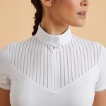 Поло женское Fouganza 900 для соревнований по конному спорту, синий - фото 4