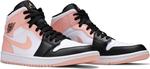 Кроссовки Air Jordan 1 Mid Crimson Tint, оранжевый - фото 8