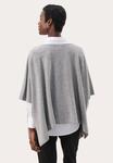 Топ Part Two TILANNA PONCHO CAPE, Medium Grey Melange/Light Grey - фото 3