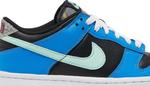 Кроссовки Nike Dunk Low SE GS 'Black Light Photo Blue Mint Foam', черный - фото 3