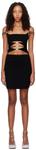 Черное мини-платье Матильда MACH & MACH - фото