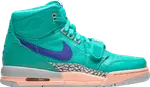 Кроссовки Jordan Legacy 312 GS Hyper Jade, бирюзовый - фото