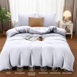 Комплект постельного белья Utopia Bedding, 3 предмета, 260x240/65x65 см, белый - фото 4