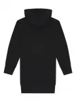 Платье с капюшоном и логотипом 4G Guess kids, черный - фото 2