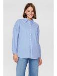 Блуза NÜMPH Hemd, светло-синий - фото