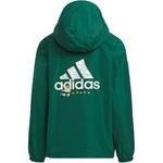 Куртка-ветровка Adidas Kids, зеленый/бежевый - фото 3