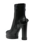 Ботильоны на платформе Casadei, черный - фото 3