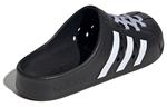 Сабо Adidas Adilette Clogs 'Black White' - фото 4