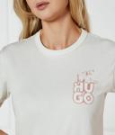 Футболка destrel_1 Regular fit Hugo, экрю - фото 4