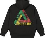 Толстовка Palace Swirl Tri-Ferg Hood 'Black', черный - фото 3