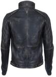 Куртка Infinity Leather Biker-Motorradjacke aus Leder im Distressed-Look, черный - фото 3