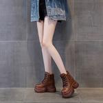 Ботинки Martin Boot женские Shoe Cabinet Floral Language, коричневый - фото 2