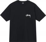 Футболка Stussy Fuzzy Dice Tee 'Black', черный - фото