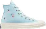 Кроссовки Converse Wmns Chuck 70 High Butterfly Wings, синий - фото