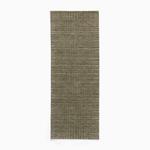 Шерстяной ковер Graduated, 76x213 см, землисто-зеленый - фото