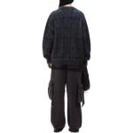 Пледовый оверсайз джемпер Alexander Wang, черный - фото 6