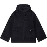 Куртка-миди с капюшоном Ganni, темно-синий - фото 3