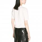 Футболка женская Prada с логотипом, бежевый - фото