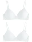Треугольный бюстгальтер Next, белый - фото