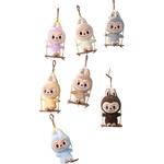 Labubu Wood Workshop Collection Swinging Plush Pendant Mystery Box POP MART - фото 3