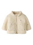 Флисовая куртка NAME IT, кремовый - фото