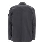 Куртка stretch overshirt 'charcoal' Stone Island, черный - фото 2