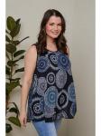 Топ Curvy Lady, цвет schwarz/blau - фото 2