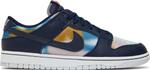 Кроссовки Nike Dunk Low Premium 'Graffiti Pack - Obsidian', синий - фото 2